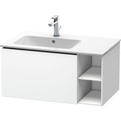 Duravit L-Cube kast 82x48.1x40 cm hangend onder de wastafel wit LC619101818