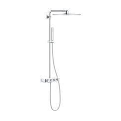 Grohe Euphoria doucheset wand met thermostaat met regendouche StarLight Chrome 26508LS0