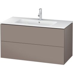 Duravit L-Cube kast 102x48.1x55 cm hangend onder de wastafel grijs LC624204343