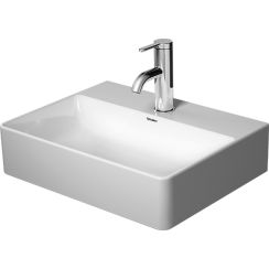 Duravit DuraSquare wastafel 45x35 cm rechthoekig meubel wit glans 0732450070