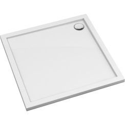 Omnires Merton vierkante douchebak 90x90 cm wit MERTON90/KBP