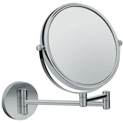 Hansgrohe make-upspiegel 24.8x24.8 cm rond chroom 73561000