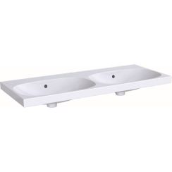 Geberit Acanto wastafel 120x48.2 cm rechthoekig klassiek-meubel-dubbele wit glans 500.628.01.2