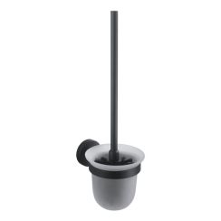 Stella Classic toiletborstel ingeschroefd glas-zwart 07.430-B