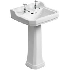 Ideal Standard Waverley wastafel 56x45.5 cm rechthoekig klassiek wit glans U470101