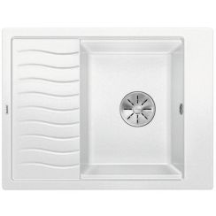 Blanco Elon 45 S spoelbak van graniet 65x50 cm wit 524828