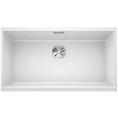 Blanco Subline 800-U spoelbak van graniet 80x40 cm wit 523145