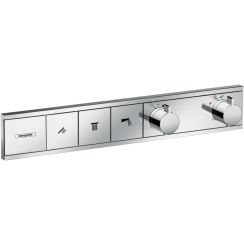 Hansgrohe RainSelect bad- en douchekraan inbouw met thermostaat chroom 15381000