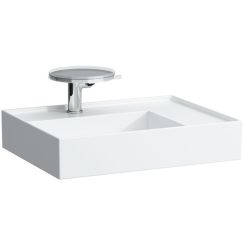 Laufen Kartell wastafel 60x46 cm rechthoekig klassiek wit glans H8103340001121