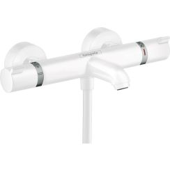 Hansgrohe Ecostat bad- en douchekraan wand met thermostaat wit 13114700