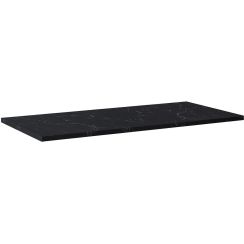 Elita ElitStone badkamerblad 100.8x46 cm zwart RE051000057160