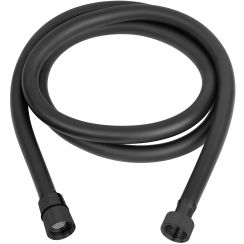 Invena Dark doucheslang 150 cm zwart AW-44-004