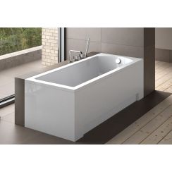 Set rechthoekig bad Besco Shea #WAS-150-PK, badkuipbehuizing Besco #OAP-150-UNI