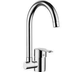 Laveo Lila keukenkraan staand chroom BLD06LD