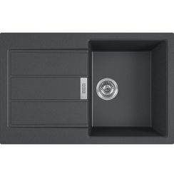 Franke Sirius 2.0 tectoniet spoelbak 78x50 cm grijs/grafiet/onyx 143.0612.629