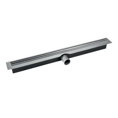 Laveo Slim doucheafvoer 60 cm staal COS260D