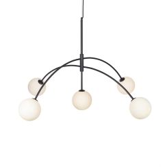 Markslöjd Heaven hanglamp 5x28 W wit-zwart 107560