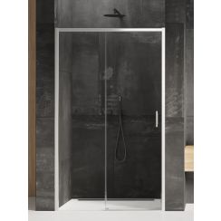 New Trendy Prime douchedeur 110 cm schuifbaar chroom glans/helder glas D-0300A