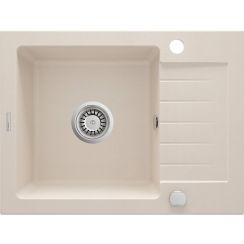 Deante Zorba spoelbak van graniet 58x44 cm beige ZQZ_511A