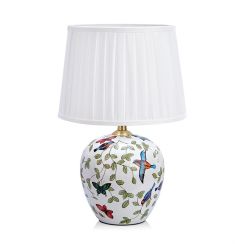 Markslöjd Mansion tafellamp 1x60 W wit-patroon 107040