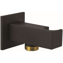 Paffoni hoekverbinding met handvat zwart ZSUP032NO
