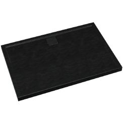 Schedpol Omega Black Stone rechthoekige douchebak 100x90 cm zwart 3.0457/C/ST
