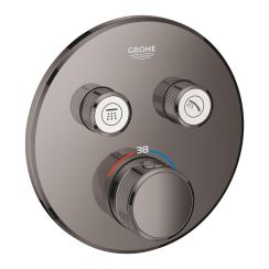 Grohe Grohtherm SmartControl bad- en douchekraan wand met thermostaat Hard Graphite 29119A00
