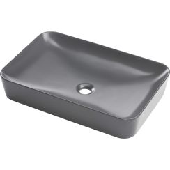 Deante Tess wastafel 59.7x39.6 cm rechthoekig opbouw mat CDS_DU6S