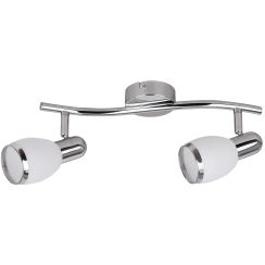 Rabalux Elite plafondlamp 2x40 W wit-chroom 6061