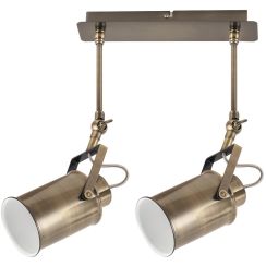 Rabalux Peter plafondlamp 2x60 W bruin 5982