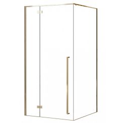Rea Fargo douchecabine 90x90 cm vierkant gouden glans/helder glas REA-K4903