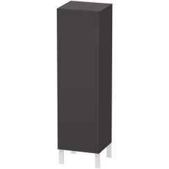 Duravit L-Cube kast 40x36.3x132 cm langs de zijkant grafiet LC1178L8080