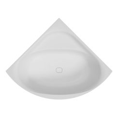 Hoesch iSensi bad met behuizing 150x150 cm linkszijdig wit 3857.010