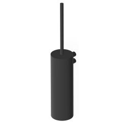 Zucchetti Brim toiletborstel ingeschroefd zwart ZAD556.N6
