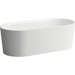 Laufen Val vrijstaand bad 160x75 cm ovaal wit H2302820000001