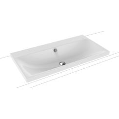 Kaldewei Silenio wastafel 90x46 cm rechthoekig opbouw wit mat 904006003001