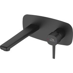 Laveo Pola wastafelkraan inbouw zwart BAP722P