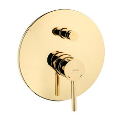 Oltens Molle bad- en douchekraan inbouw gouden glans 34100800