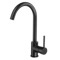 Berg Simple keukenkraan staand zwart S130272PH