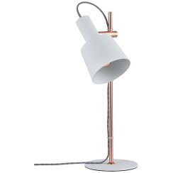 Paulmann Neordic bureaulamp 1x20 W wit-koper 79658