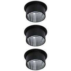 Paulmann Gil plafondlamp 3x6 W zwart-ijzer 93383