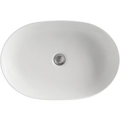 Kerasan Lavabo wastafel 60x40 cm ovaal opbouw mat 534389