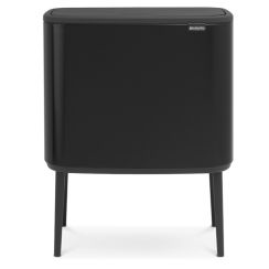 Brabantia Bo prullenbak 36 l zwart 315824