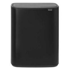 Brabantia Bo afvalcontainer 60 l zwart 223020