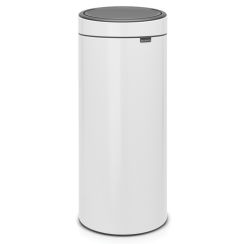 Brabantia Touch Bin prullenbak 30 l wit-grijs 115141