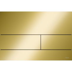 Tece Square II spoelknop voor het toilet gouden 9240839