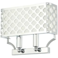 Open Design Verno wandlamp 2x12 W wit-chroom OR84597