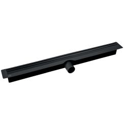 Laveo Slim doucheafvoer 50 cm zwart COS750D