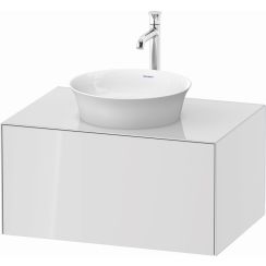 Duravit White Tulip kast 80x55x40.8 cm hangend onder de wastafel wit WT497508585