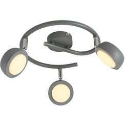 Candellux Mild plafondlamp 3x6 W grijs 98-66558